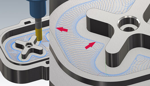Mastercam-2025_Schlichtschnitte-Dynamic-Mill_Cad-Cam-Software