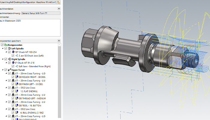Mastercam-2025_Mill-Turn_Konfiguration_Cad-Cam-Software