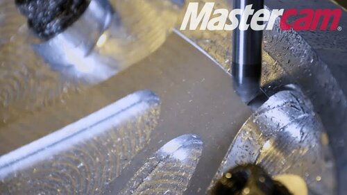 Schlichten mit Kugelfräser vs. Kreissegmentfräser (2018), Mastercam - Deutschland
