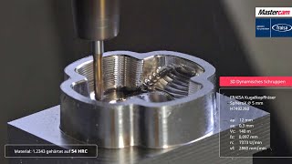 Mastercam Dynamisches Fräsen | Hartfräsen mit Werkzeugen von Fraisa | CAD/CAM-Software, Mastercam - Deutschland Mastercam Dynamisches Fräsen | Hartfräsen mit Werkzeugen von Fraisa | CAD/CAM-Software, Mastercam - Deutschland