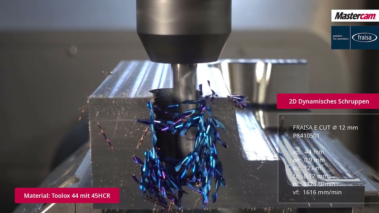 Mastercam 2022 | Formeinsatz ausToolox mit Fraisa-Werkzeugen, Mastercam - Deutschland Mastercam 2022 | Formeinsatz ausToolox mit Fraisa-Werkzeugen, Mastercam - Deutschland