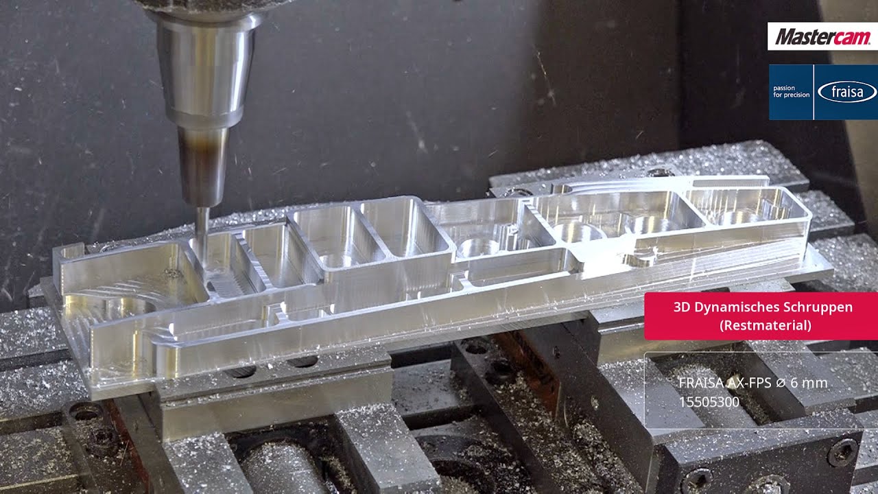 Mastercam 2022: "3D Dynamisches Schruppen" mit der Dynamic Motion Technologie, Mastercam - Deutschland Mastercam 2022: "3D Dynamisches Schruppen" mit der Dynamic Motion Technologie, Mastercam - Deutschland